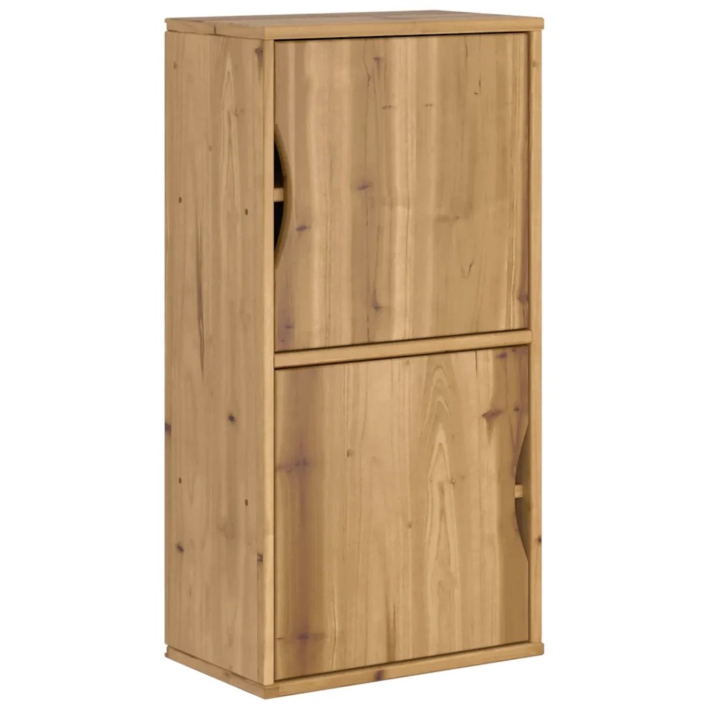 vidaXL Armadietto Laterale ODDA 40x24x79 cm in Legno Massello di Pino