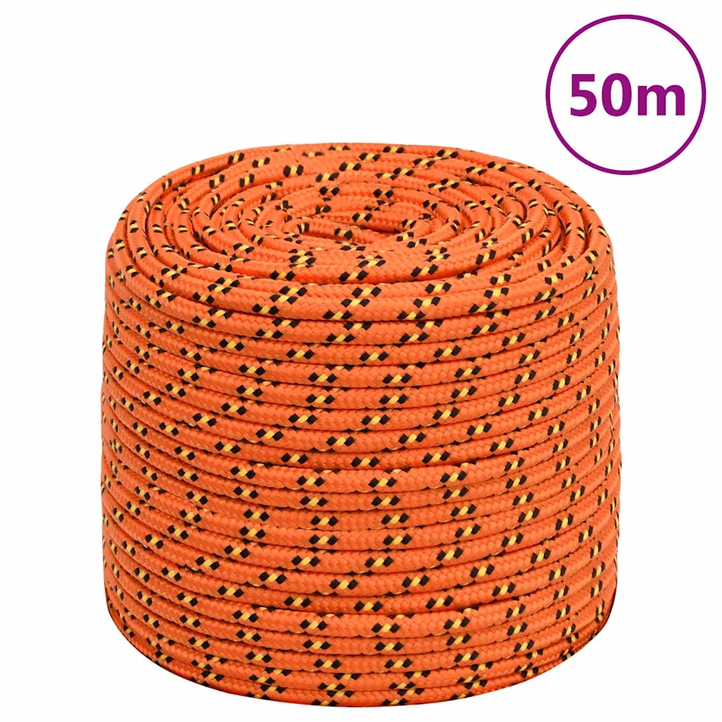 Corda per barca Arancione 8 mm 50 m in Polipropilene 152661