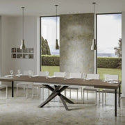 Tavolo allungabile 180/440x90 cm Volantis tortora gambe antracite