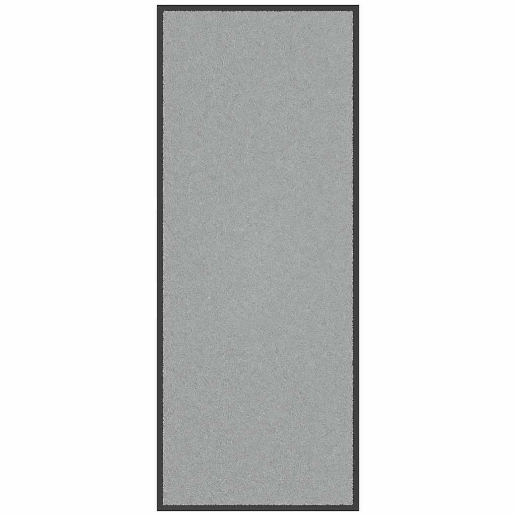 Zerbino flessibile e antiscivolo per interni/esterni 60 x 150 cm in polipropilene grigio 02_0058182