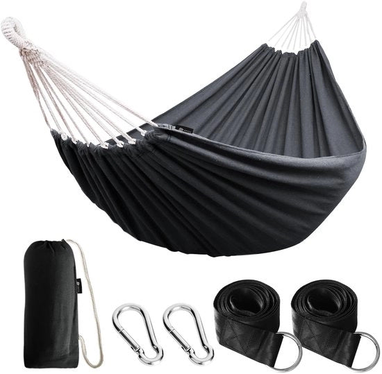 Materassino per esterno 210 x 150 cm - Capacità di carico fino a 200 kg - Portatile con borsa di trasporto - Materiale cotone - Adatto per patio/giardino - Materassino per esterno