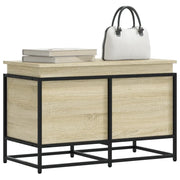 Contenitore con Coperchio Rovere Sonoma 80x40x51,5cm Truciolato 848800