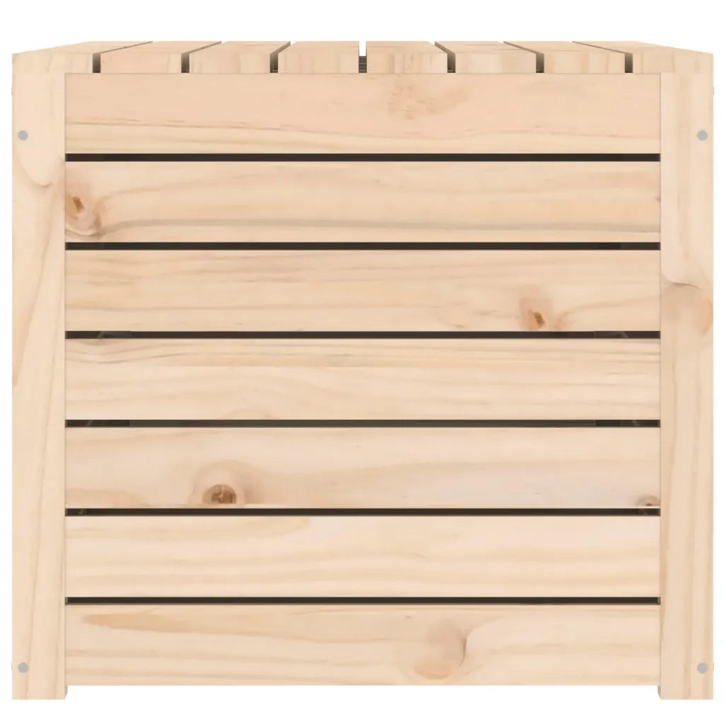 Contenitore Giardino 101x50,5x46,5 cm Legno Massello di Pino 823948