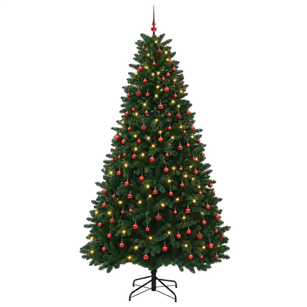Albero di Natale artificiale verde medio con palline 300 cm 3467370