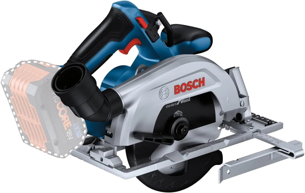Bosch Professional 18V System Sega circolare a batteria GKS 18V 57-2 (lama da 165 mm, profondità di taglio 57 mm, incl. L-BOXX, senza batteria/caricabatteria)