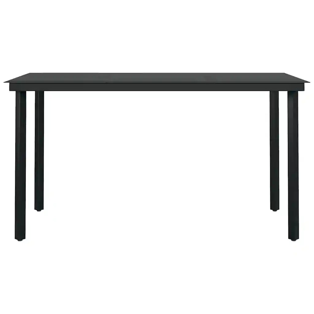 vidaXL Set da Pranzo da Giardino con Cuscini 5 pz Polyrattan Vetro