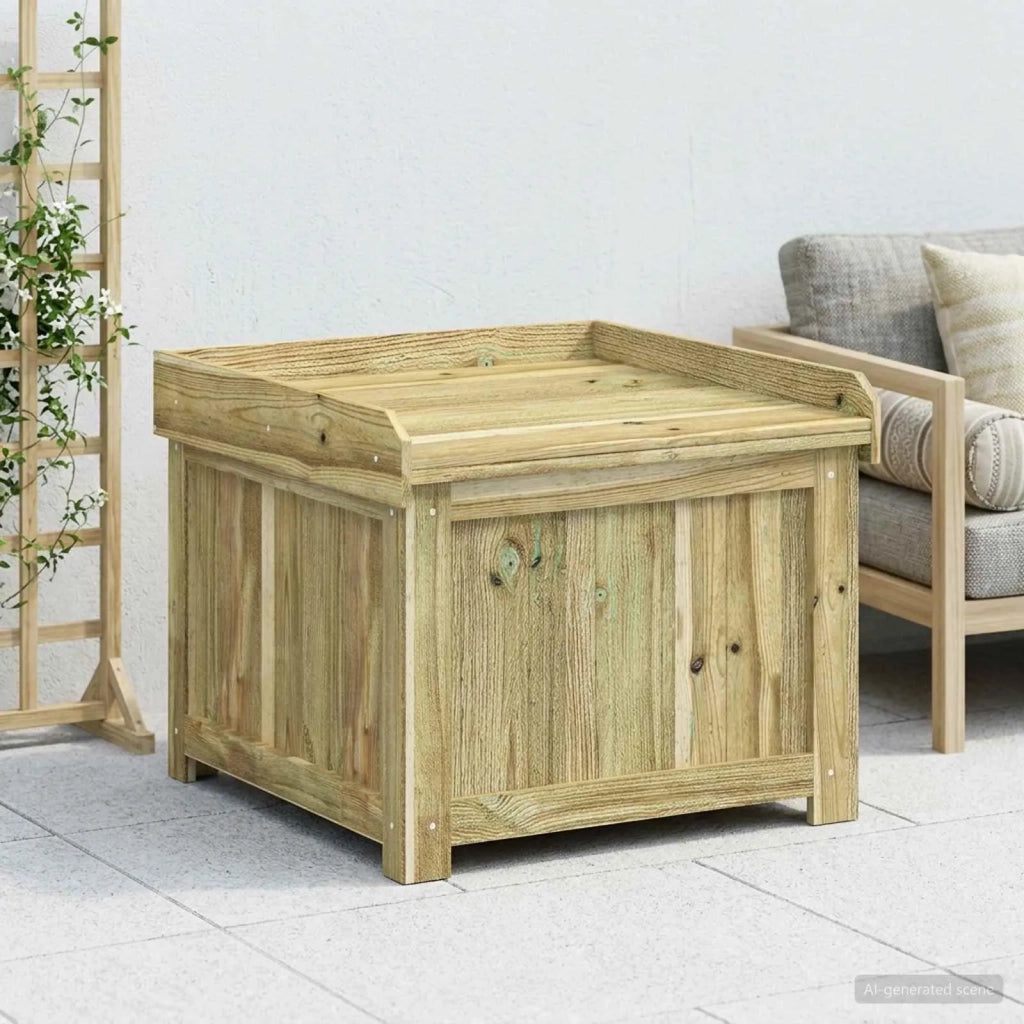 Cassa per cuscini da esterno Legno di Pino Impregnato 42042674