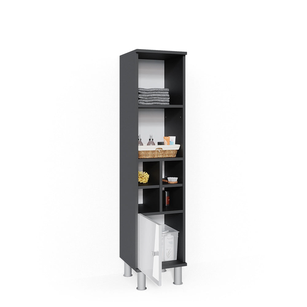 Mobiletto bagno Fynn Bianco lucido 30 x 130.6 cm porta piccola Vicco
