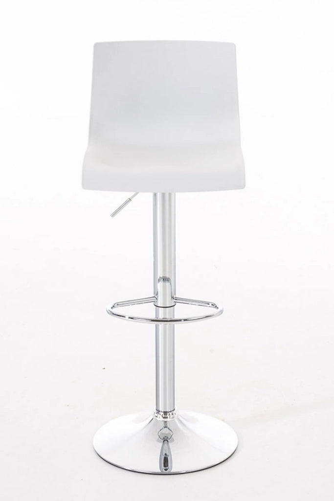 2 Sgabelli Alti HOVER in Polipropilene bianco