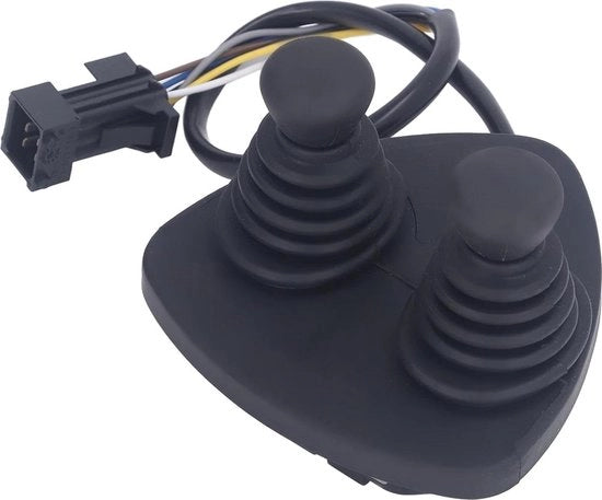 Unità di controllo joystick a doppia manopola idraulica per gru a mano