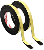 Tape afdichtante autoadesivo, 2 rotoli 10m x 15mm (b) x 1mm (d) Adesivo schiuma autoadesivo Striscia di EVA autoadesiva per isolamento acustico di porte Anti-urto