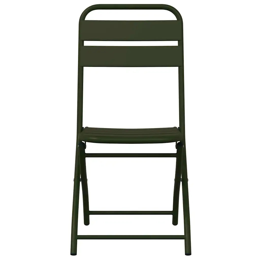 Sedia Pieghevole da Giardino 2 pcs Verde 42 x 52 x 82cm 42002937