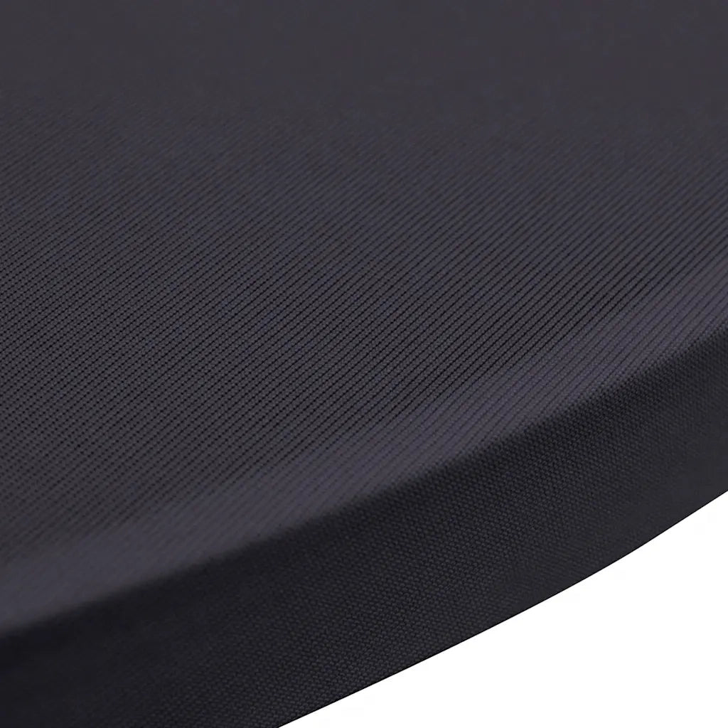Coperture Elastiche per Tavoli 4 pz 80 cm Antracite CFW8936752