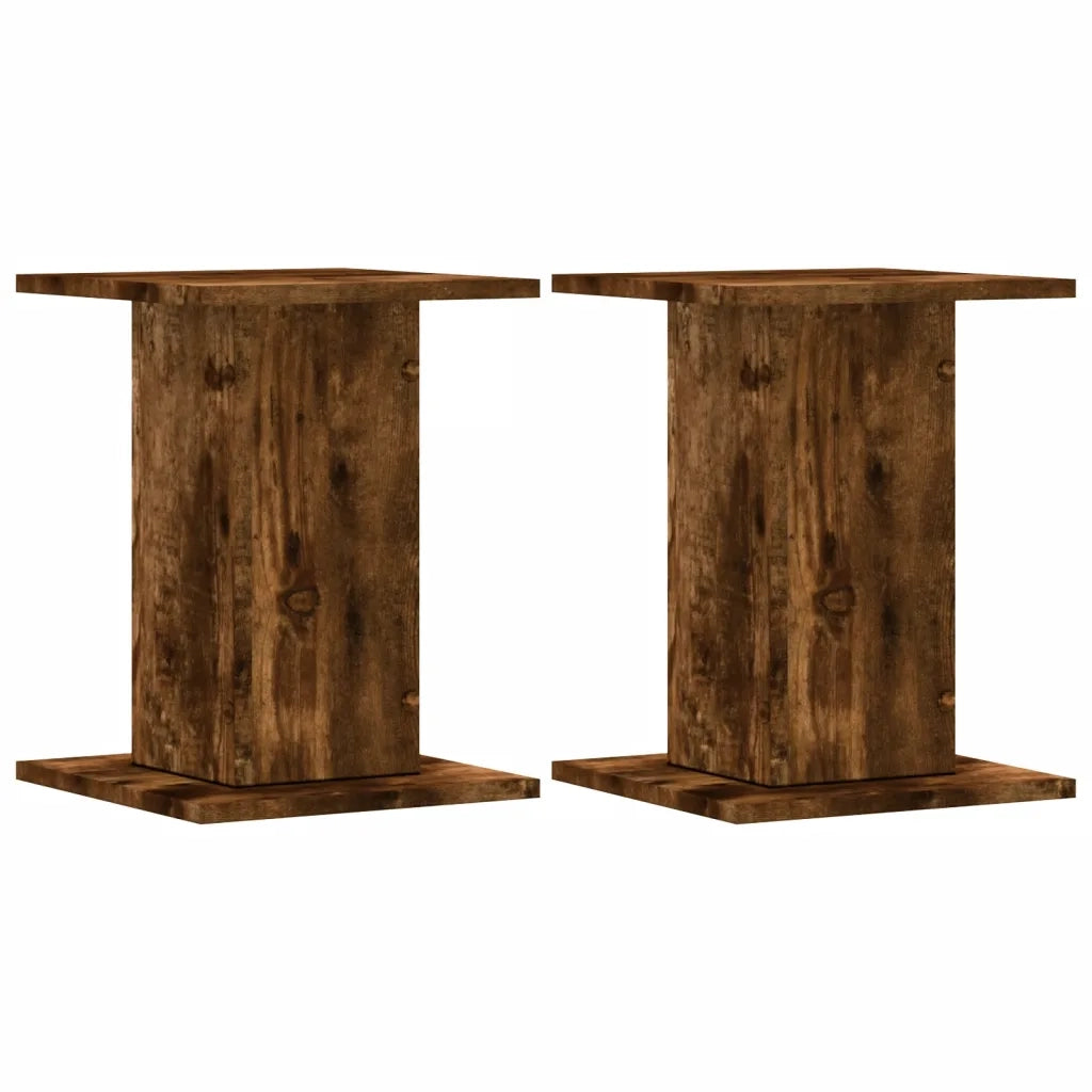 Supporti Altoparlanti 2 pz Rovere 30x30x40 cm Legno Multistrato CFW9230978