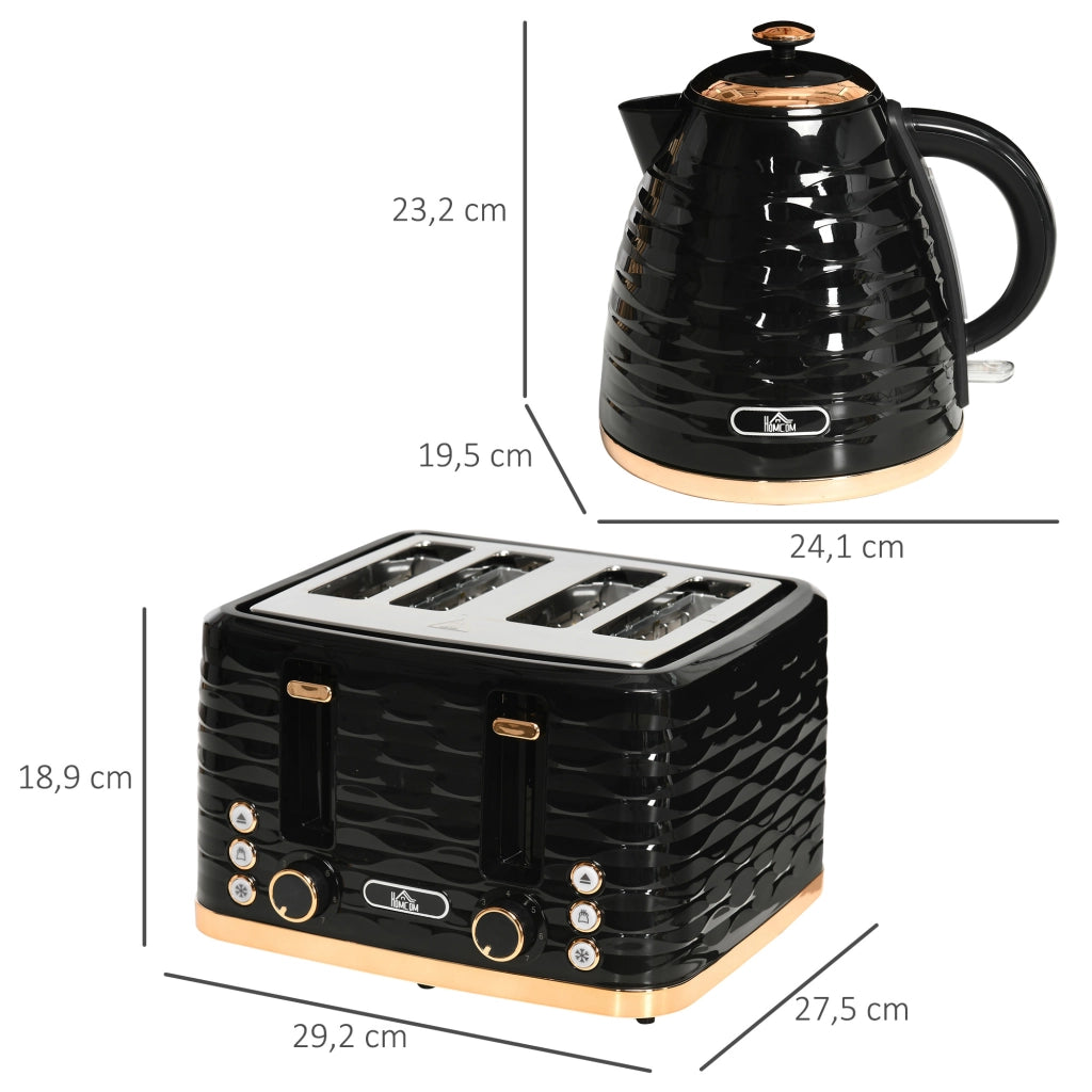Set Tostapane e Bollitore 2 in 1 ¨C Xylo ¨C 7 Livelli Doratura, Funzione Scongelamento, Grigio