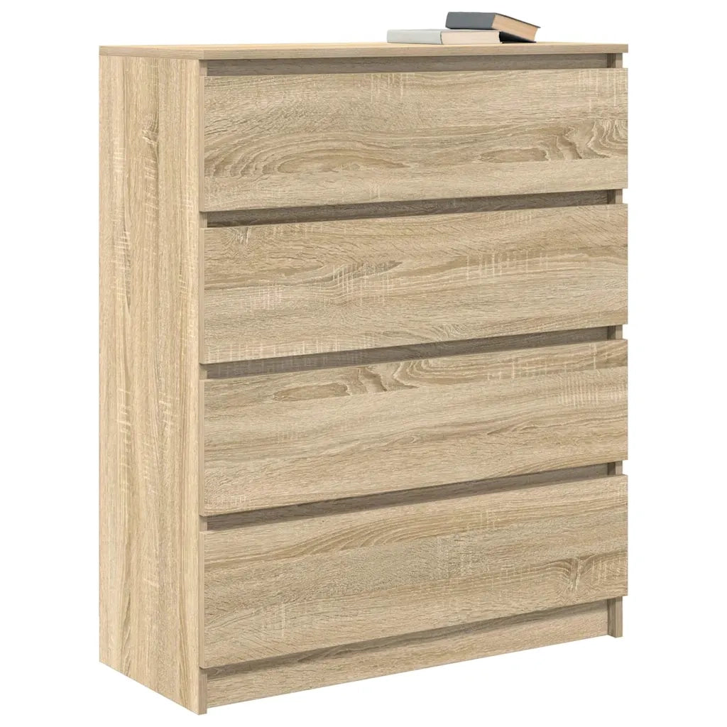 Credenza Rovere Sonoma 80x35x99 cm in Legno Multistrato 3328482