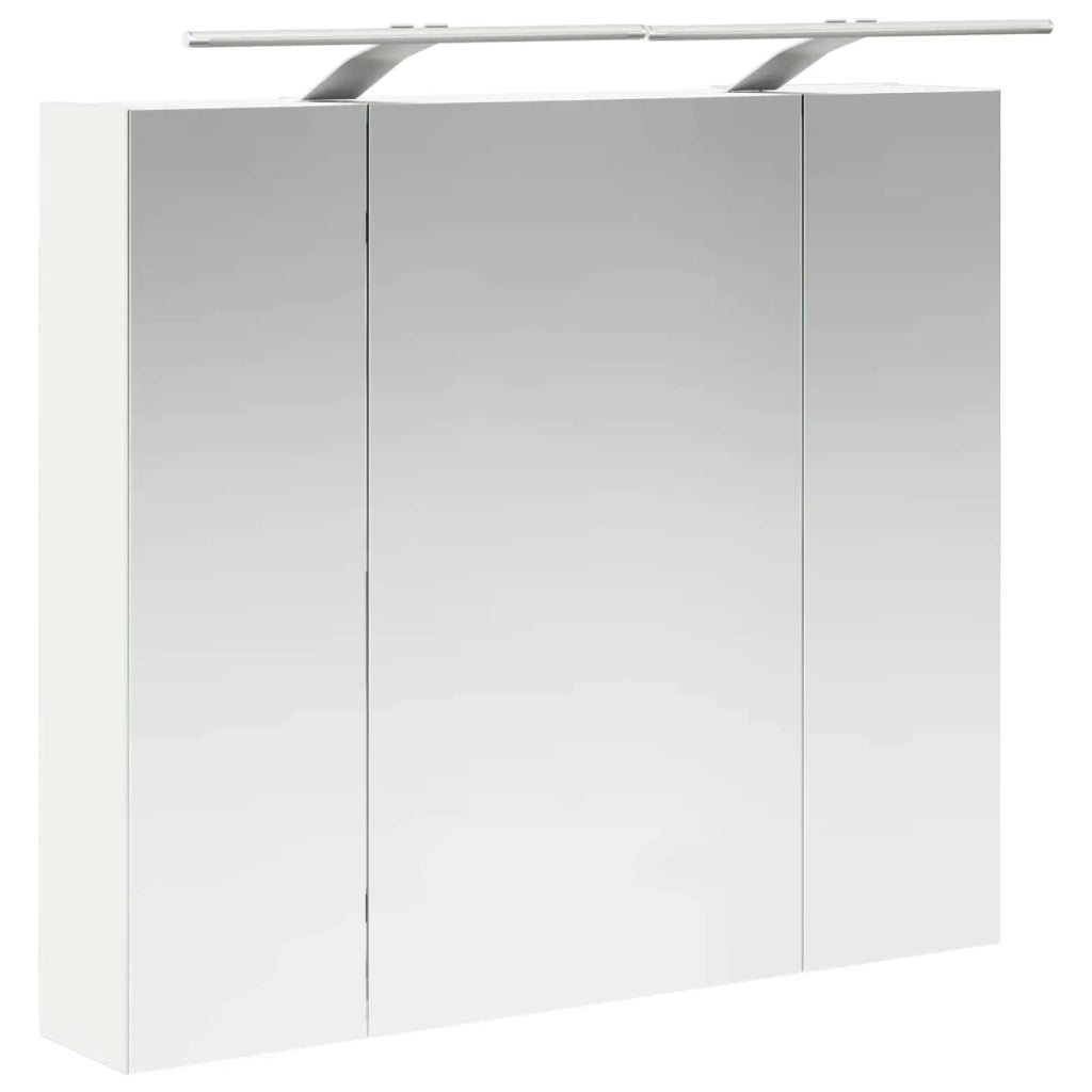 Mobiletto per specchio da bagno Bianco 80 x 14.5 x 70 cm 889111