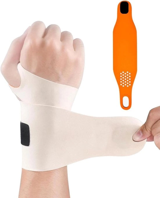 Manopole premium per artrosi con guanto a pompa e supporto respirante per dito e polso. Ideali per carpal tunnel, tendinite e distorsioni di polso.