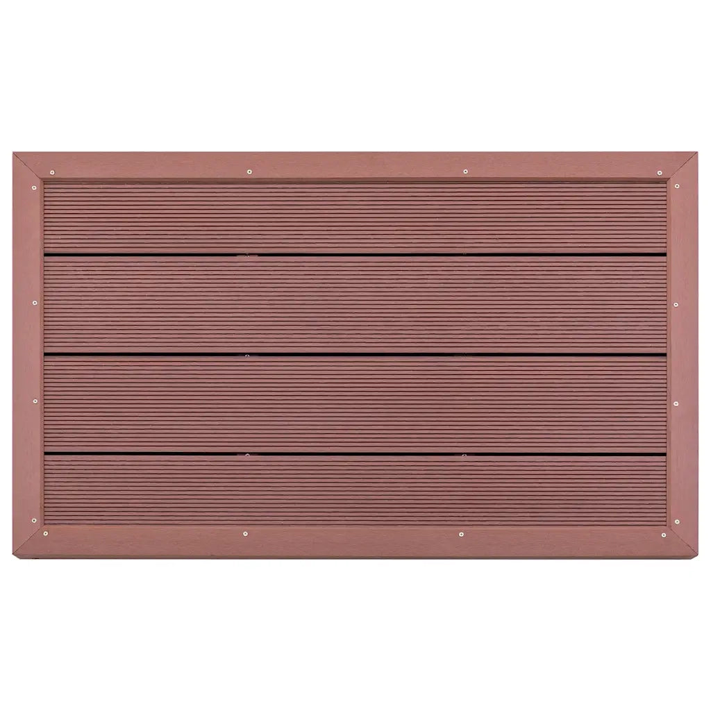 Pedana per Doccia Solare Marrone 101x63x5,5 cm in WPC CFW4062501