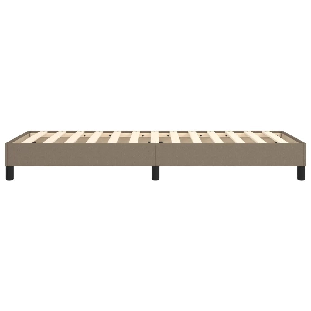 Struttura Letto a Rete a Molle Tortora 90x200 cm Tessuto 3120488