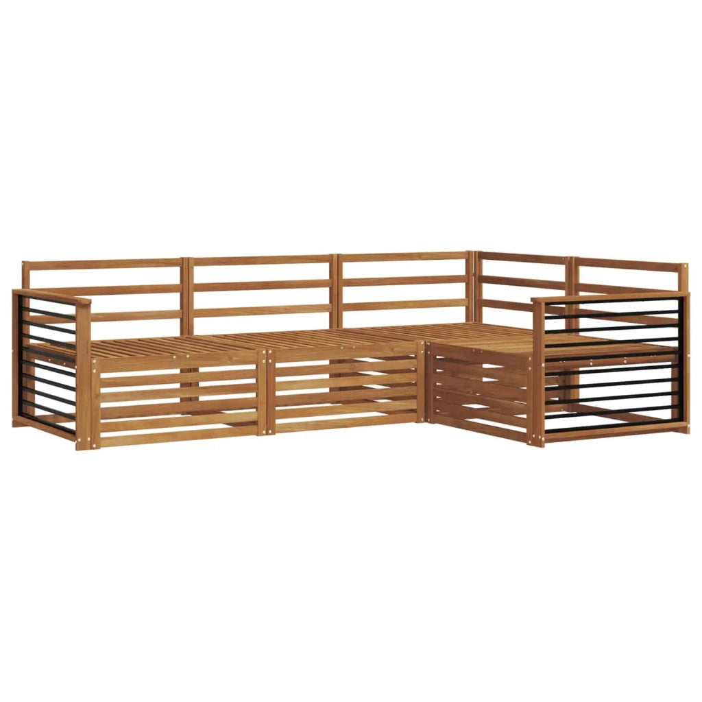 Set di divani da esterno 4 pcs Naturale 3373389