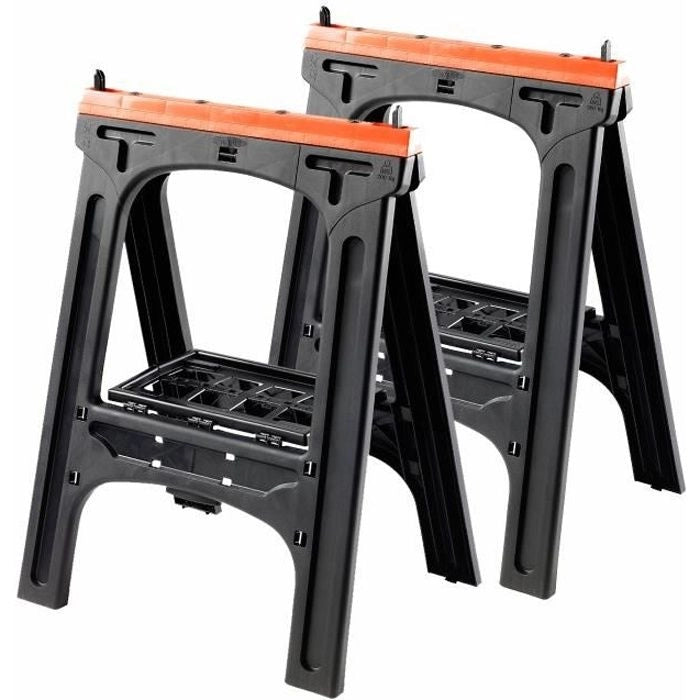 Set di 2 cavalletto pieghevole