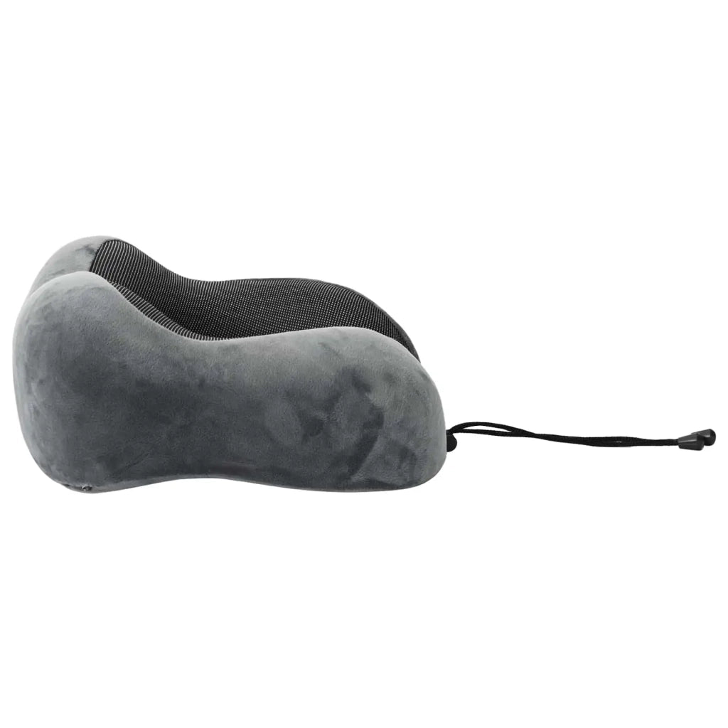 Cuscino da Viaggio per il Collo Grigio 27 x 26 x 14 cm CFW7415085