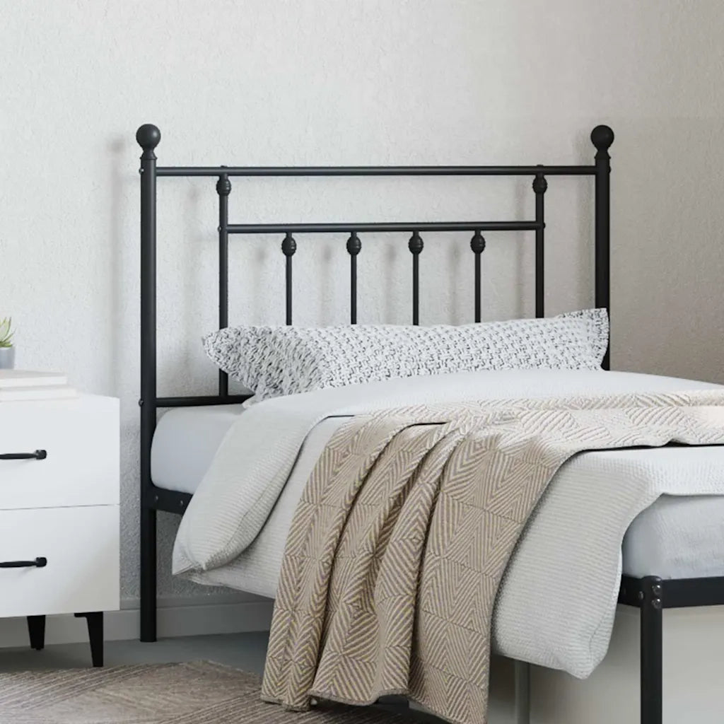 Testiera in Metallo Nero 90 cmcod mxl 81869