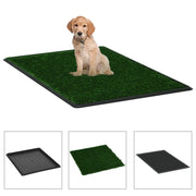 Toilette Animali con Vassoio e Prato Finto Verde 64x51x3cm WC 170768