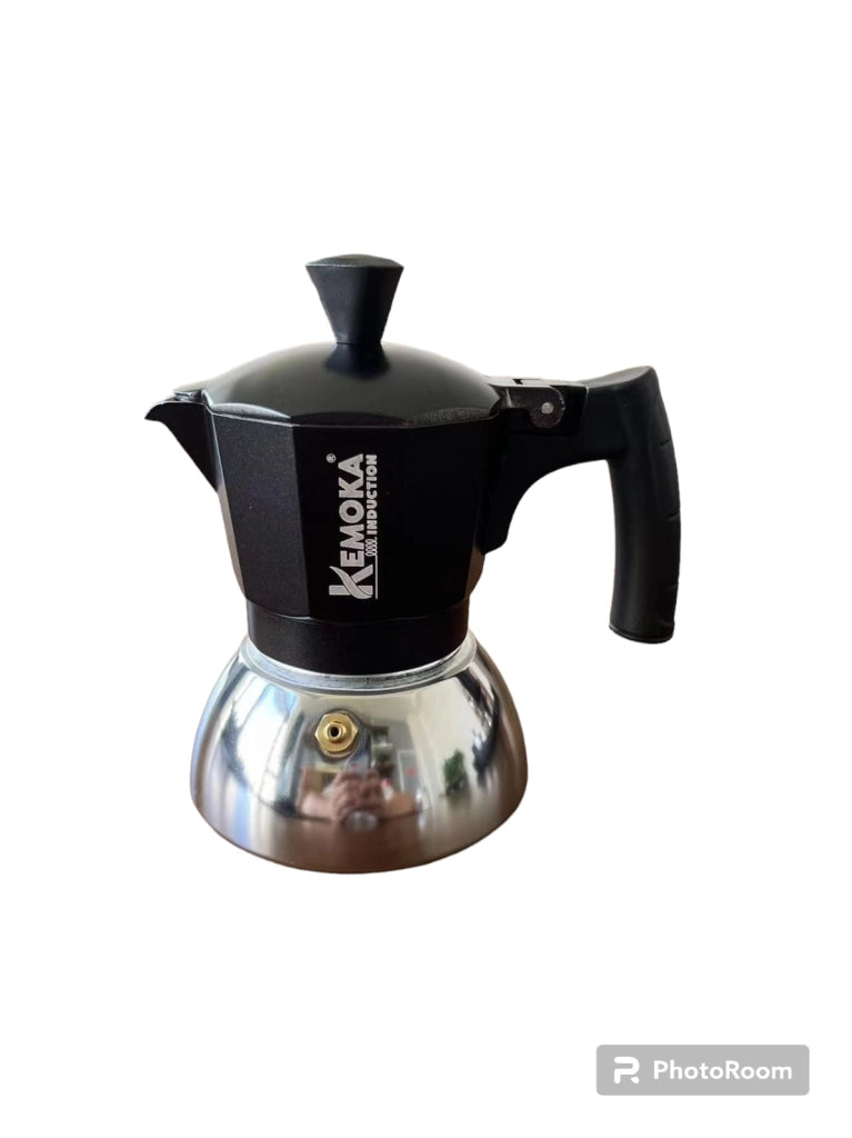 Caffettiera KEMOKA Induzione – 3 Tazze – Confezione Scatolata