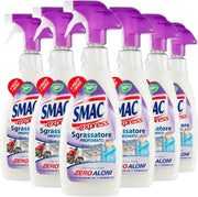 SMAC SET DA 6 PEZZI SGRASSATORE PROFUMATO ALLA LAVANDA SPRAY 650 ML
