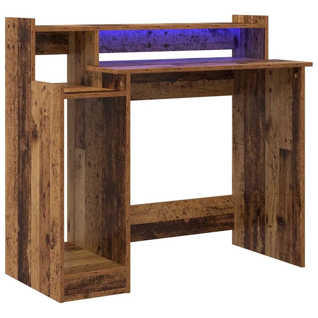 vidaXL Scrivania Legno vecchio 97 x 45 x 90 cm Legno multistrato