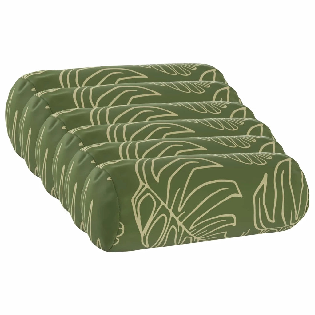 Federa 6 pcs HEERLEN Design a foglia Ø 15 x 40 cm Poliestere 923332