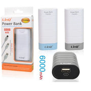 Trade Shop - Caricabatterie Portatile 6000 Mah Batteria Power Bank Usb Cavo 3 In 1 Tt-6200+ -