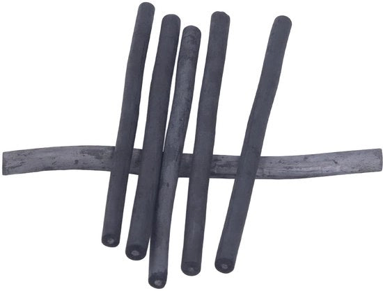 Stecchi di carbone vegetale compressi - Materiale di disegno professionale - Qualità morbida - Linee lucide - Regalo portatile - Adatto per la pittura