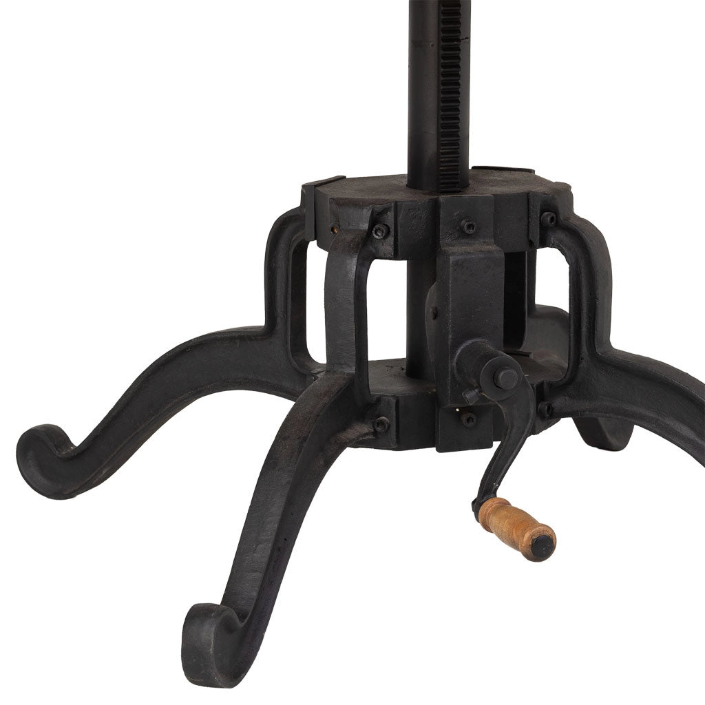 Tavolino regolabile in altezza naturale D76x46