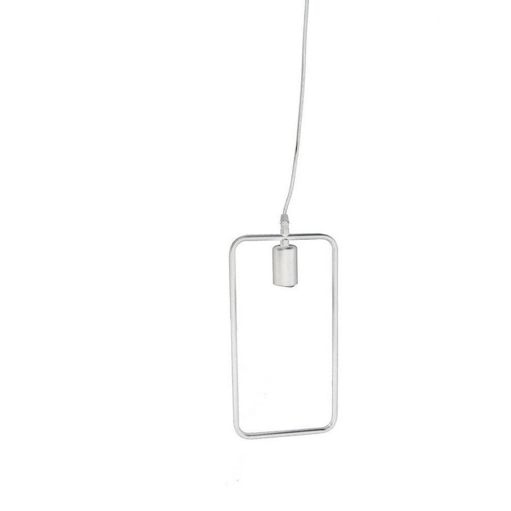Trade Shop - Lampadario Soffitto A Sospensione Rettangolare Lampada Moderna Attacco E27 B35-q -