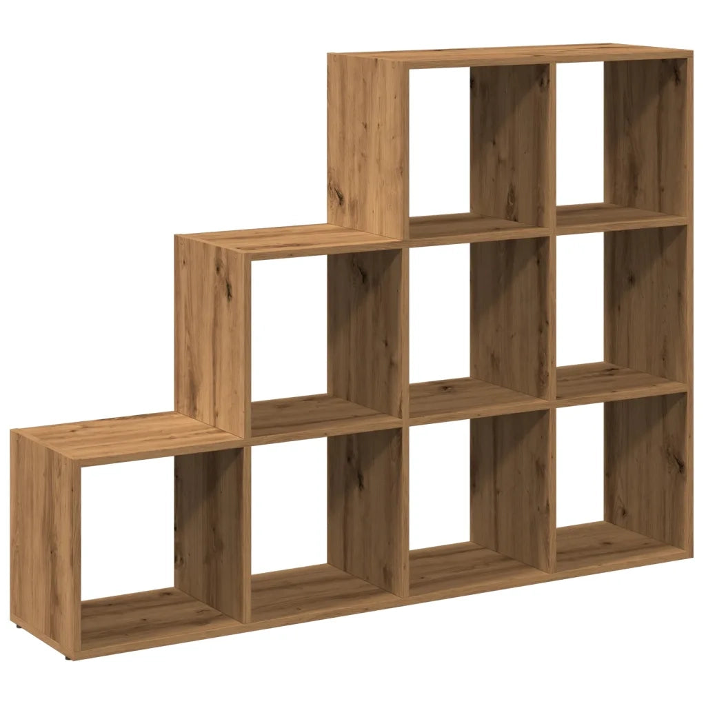 Libreria a 3 Ripiani Rovere 137,5x29x103,5 cm in Truciolato 857984