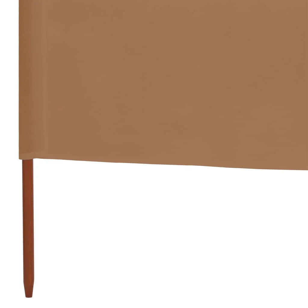 Paravento in tessuto a 5 pannelli 600 x 120 cm color tortora 02_0008822