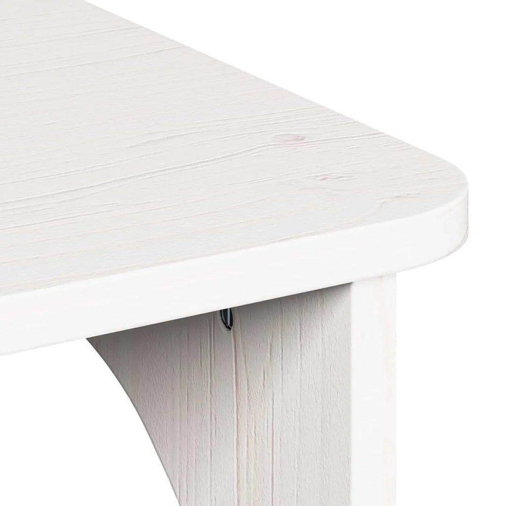 vidaXL Tavolino da salotto Bianco 80 x 50 x 31 cm