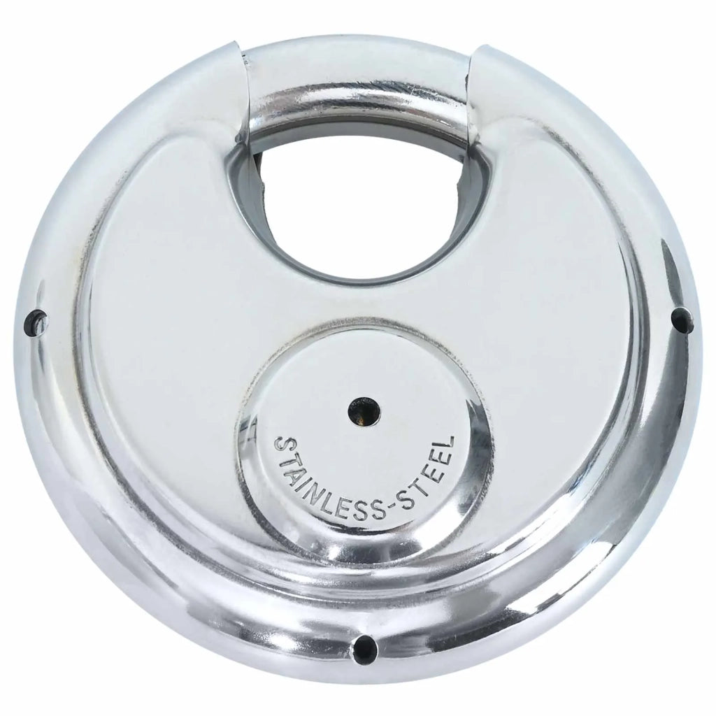 Lucchetti Discus con Chiavi 2 pz Argento 9 x 2,8 x 9 cm CFW5316542