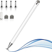 Stilo per schermi touch capacitivo con alta sensibilità punta disco, copertura magnetica cappuccio, universale per Apple/iPhone/iPad pro/mini/Air/Android/Microsoft e altri schermi touch (bianco)