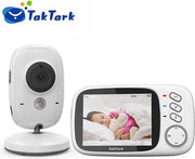Baby Monitor con Canna Flessibile - Monitor con Camera - Connessione Wi-Fi - Funzione Visione Notturna - Incluso Repertorio di Canzoni per Addormentarsi - Monitoraggio della Temperatura - Bianco/Nero
