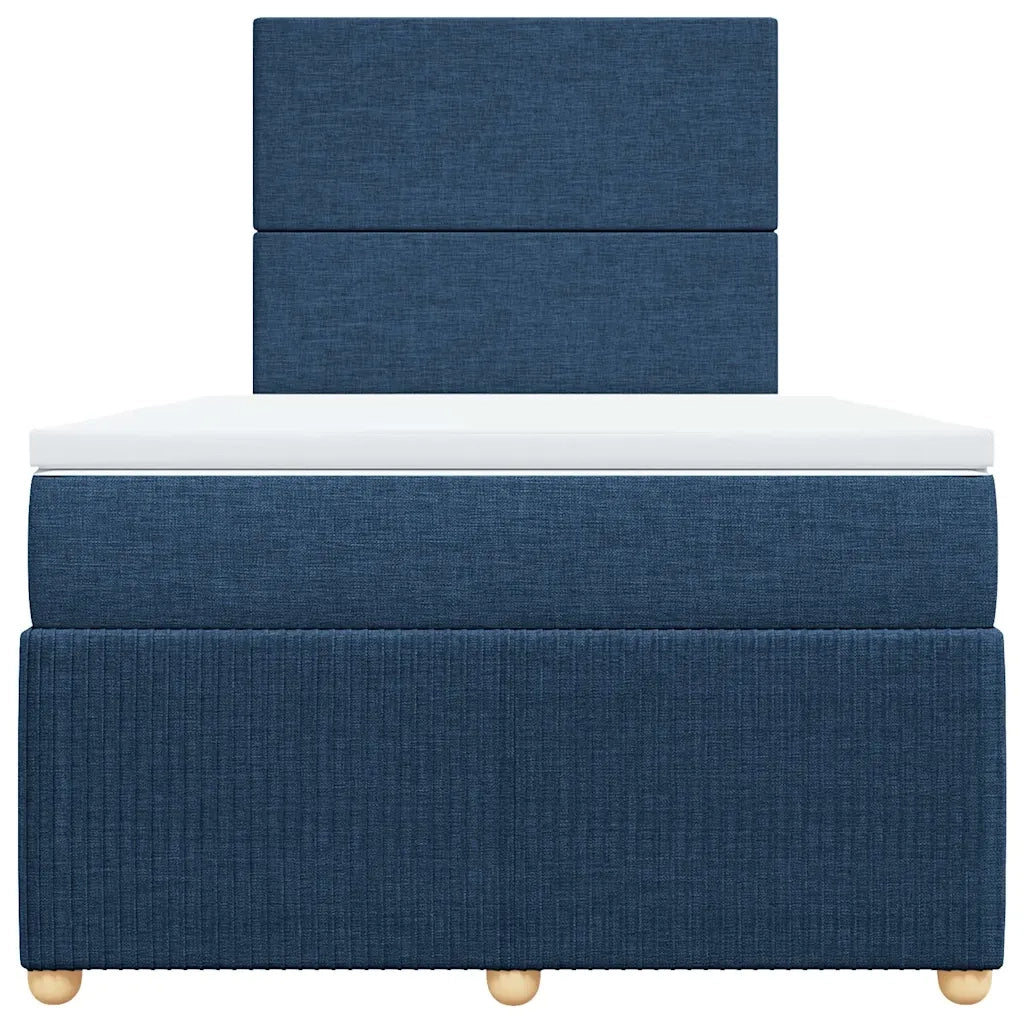 Giroletto a Molle con Materasso Blu 120x190 cm in Tessuto 3294294