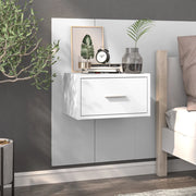 Comodino a Parete Bianco 810971