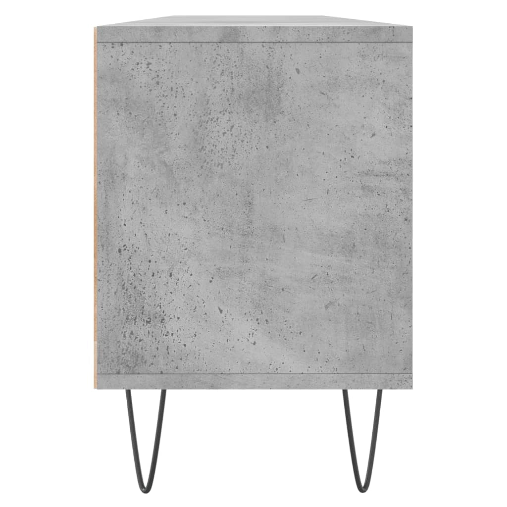 Mobile TV multimediale mensola TV credenza TV per sala da pranzo soggiorno camera da letto 150 x 30 x 44,5 cm legno ingegnerizzato grigio 02_0025975