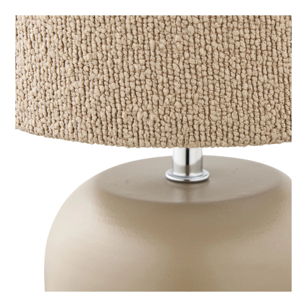 Lampada da Tavolo Morley, Grigio, Metallo, 12,5x12,5x24 cm