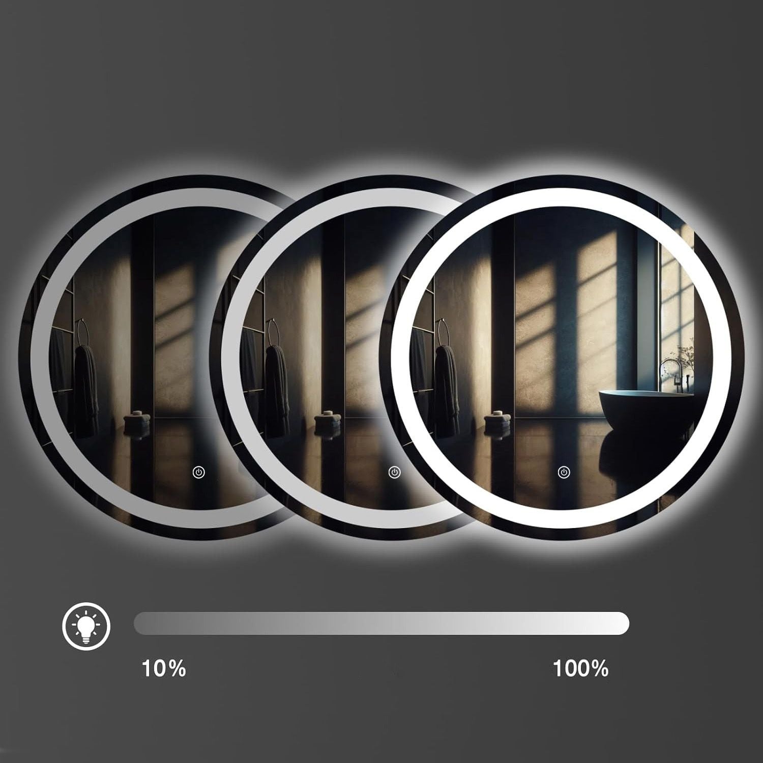 Specchio Led 60cm Bas P11240