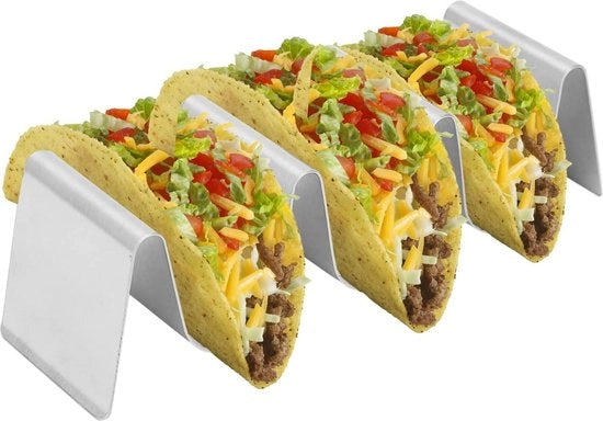 Supporto per Taco in Acciaio Inossidabile a Tre Angoli, Resistente al Vapore della Lavastoviglie, per la Cucina.