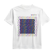 T-shirt cromika arte e colore in cotone naturale *** misura medium - m, modello colorful drops, confezione 1